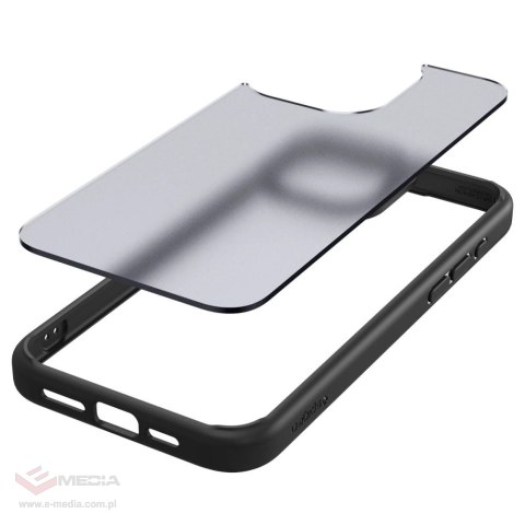 Etui Spigen Ultra Hybrid na iPhone 15 Pro - przezroczysto-czarne