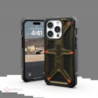 Etui UAG Monarch do iPhone 15 Pro - zielony kevlar