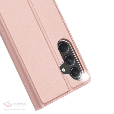 Etui Dux Ducis Skin Pro do Samsung A35 5G z klapką - różowe