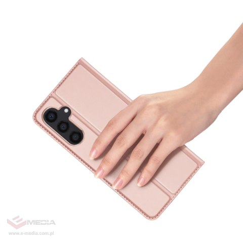 Etui Dux Ducis Skin Pro do Samsung S24 z klapką - różowe