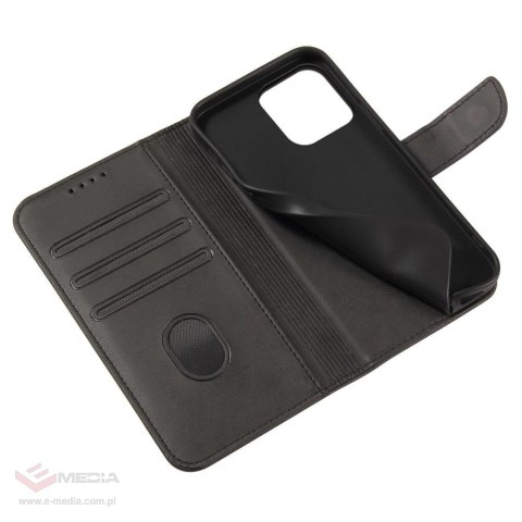 Etui Magnet Case do Samsung A55 z klapką i portfelem - czarne