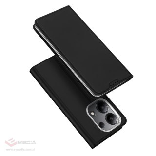 Etui Dux Ducis Skin Pro z klapką i miejscem na kartę na Xiaomi Redmi Note 13 4G - czarne