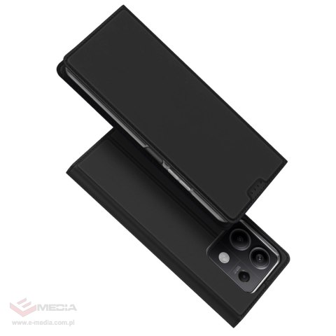 Etui Dux Ducis Skin Pro z klapką i miejscem na kartę na Xiaomi Redmi Note 13 5G - czarne