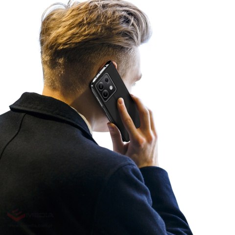 Etui Dux Ducis Skin Pro z klapką i miejscem na kartę na Xiaomi Redmi Note 13 5G - czarne