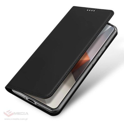 Etui Dux Ducis Skin Pro z klapką i miejscem na kartę na Xiaomi Redmi Note 13 Pro+ 5G - czarne