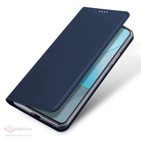 Etui Dux Ducis Skin Pro z klapką i miejscem na kartę na Xiaomi Redmi Note 13 Pro 5G - niebieskie