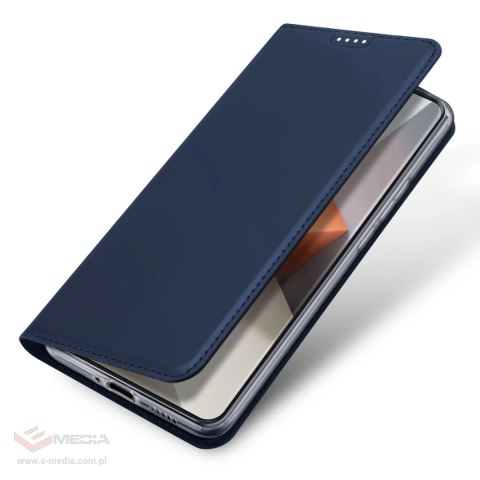 Etui Dux Ducis Skin Pro z klapką i miejscem na kartę na Xiaomi Redmi Note 13 Pro+ 5G - niebieskie