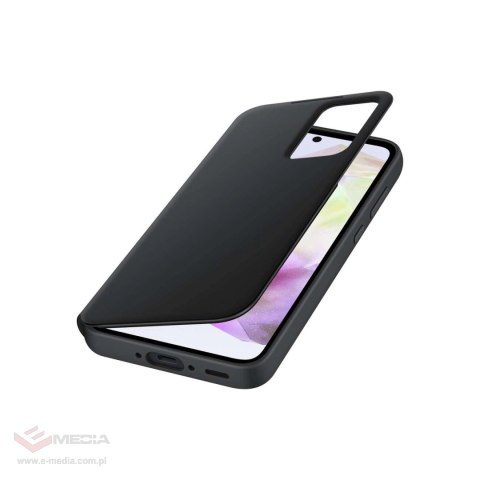 Etui Samsung Smart View Wallet EF-ZA356CBEGWW z klapką do Samsung Galaxy A35 - czarne