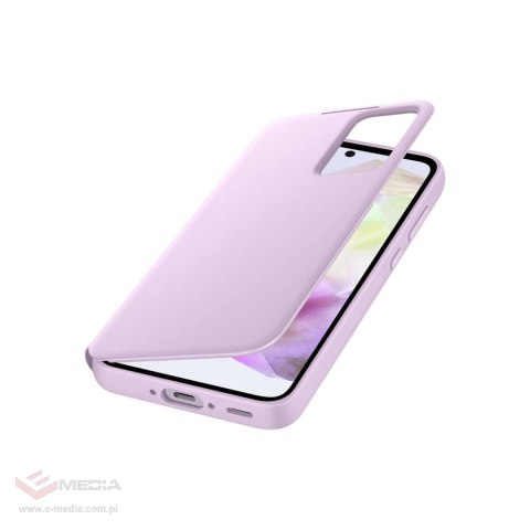 Etui Samsung Smart View Wallet EF-ZA356CVEGWW z klapką do Samsung Galaxy A35 - fioletowe