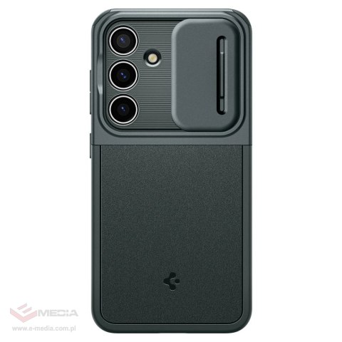 Etui Spigen Optik Armor na Samsung Galaxy S24 - ciemnozielone