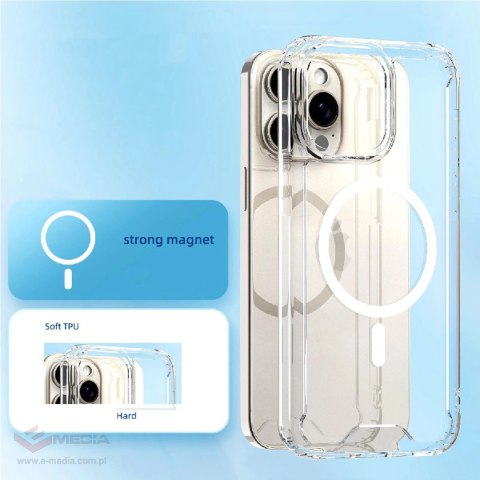 Etui Clear Corner Case MagSafe na iPhone 16 Pro - przezroczyste