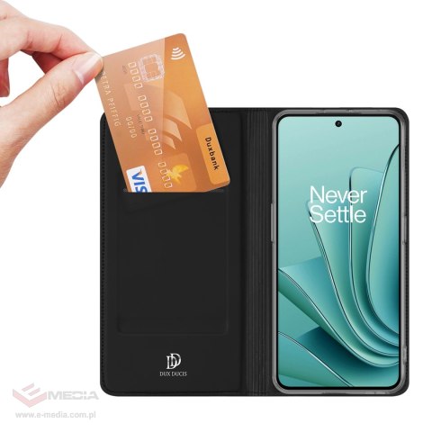 Etui Dux Ducis Skin Pro z klapką i miejscem na kartę na OnePlus Nord 3 / Ace 2V - czarne