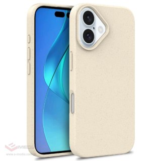 Etui Multiple Color Wheat Bran Case MagSafe na iPhone 16 Pro Max - beżowe