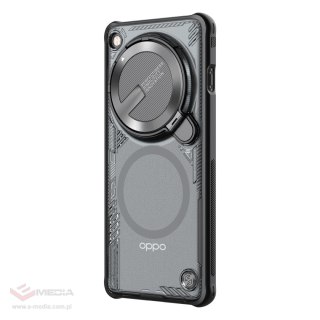 Etui Nillkin Iceblade Prop na Oppo Find X7 Ultra z modułem magnetycznym - czarne