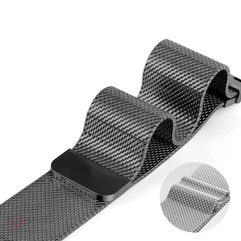 Pasek Dux Ducis Strap Milanese Pro na Apple Watch 42 / 44 / 45 / 49 mm - czarny