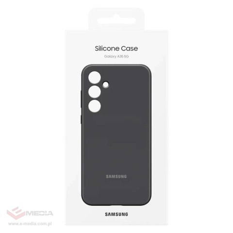 Etui Samsung Silicone Case EF-PA356TBEGWW do Samsung Galaxy A35 - czarne