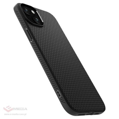 Etui Spigen Liquid Air na iPhone 15 - czarny mat