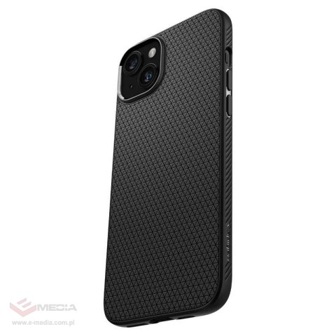 Etui Spigen Liquid Air na iPhone 15 - czarny mat