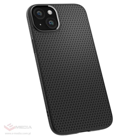 Etui Spigen Liquid Air na iPhone 15 - czarny mat