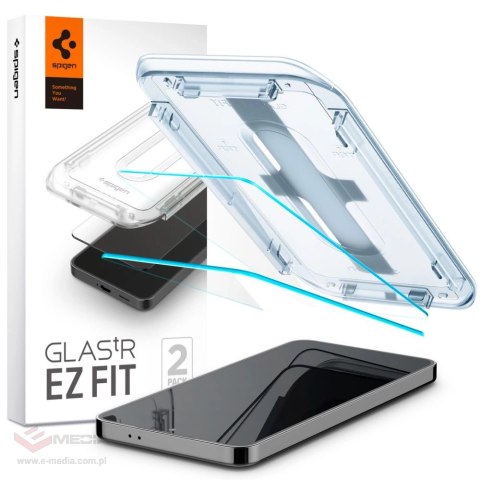 Szkło hartowane Spigen Glas.tR EZ Fit na Samsung Galaxy S24 - 2 szt.