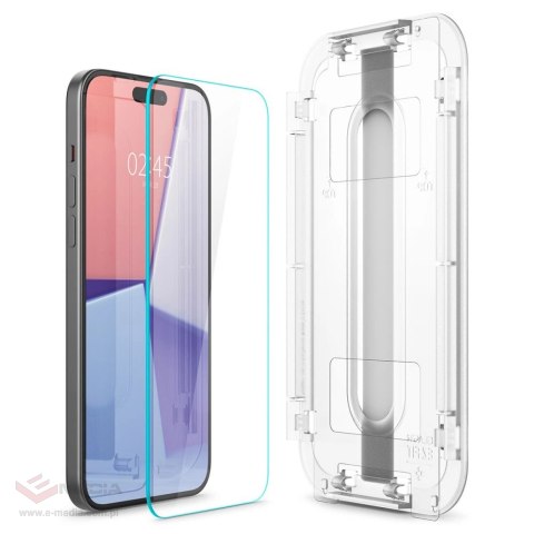 Szkło hartowane Spigen Glas.tR EZ Fit na iPhone 15 / 16