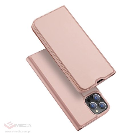 Dux Ducis Skin Pro kabura etui pokrowiec z klapką iPhone 13 Pro różowy