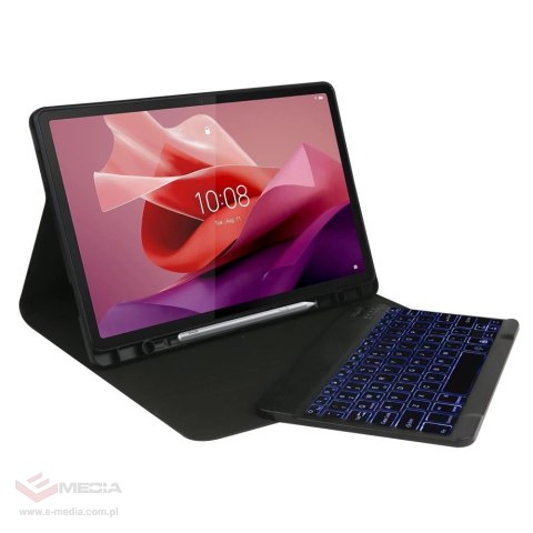 Etui Tech-Protect SC Pen + Keyboard z klawiaturą na Lenovo Tab P12 12.7" TB-370 - czarne