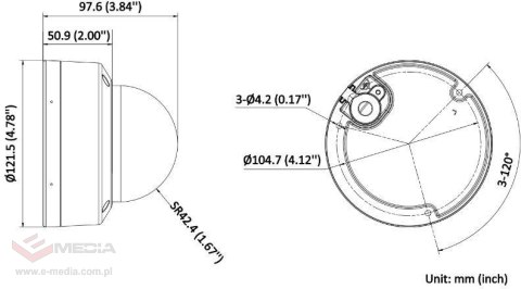 KAMERA 4W1 HIKVISION DS-2CD2163G2-LIS2U(2.8mm)