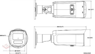 KAMERA IP HIKVISION DS-2CD2T66G2H-4I(2.8mm)/BLACK