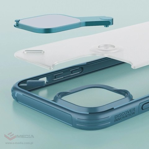 Nillkin Cyclops Case wytrzymałe etui z osłoną na aparat i składaną podstawką iPhone 13 Pro czarny