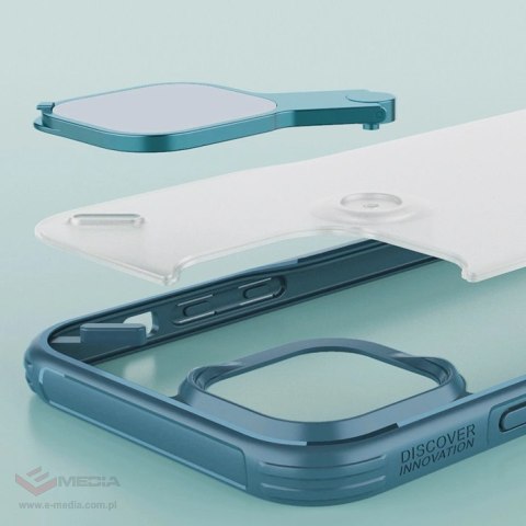 Nillkin Cyclops Case wytrzymałe etui z osłoną na aparat i składaną podstawką iPhone 13 czarny