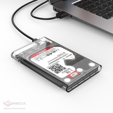 Obudowa zewnętrzna dysku Orico HDD 2,5" + kabel USB-C 3.1 Gen2