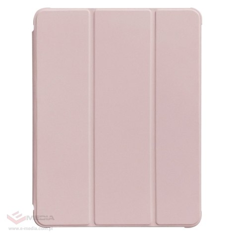 Stand Tablet Case etui Smart Cover pokrowiec na iPad Pro 12.9'' 2021 z funkcją podstawki różowy