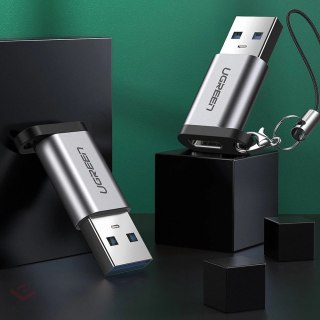 Adapter USB C (żeński) - USB (męski) Ugreen US276 USB 5Gb/s - szary