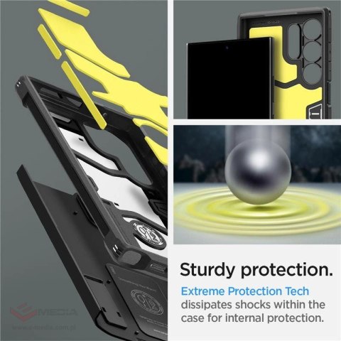 Etui Spigen Tough Armor na Samsung Galaxy S24 Ultra - czarne