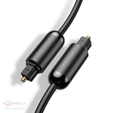 Kabel Ugreen AV122 70892 optyczny audio Toslink / SPDIF 2m - czarny