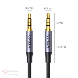 Kabel Ugreen AV183 10648 mini jack 3.5mm / mini jack 3.5mm 1m - szary