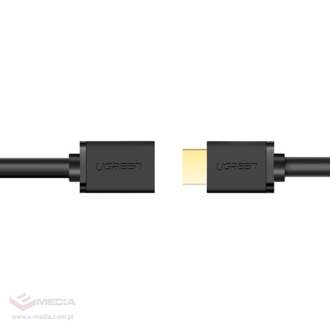 Kabel Ugreen HD107 10146 HDMI (męski) - HDMI (żeński) 4K 5m - czarny