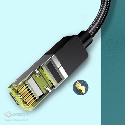 Kabel Ugreen NW150 30791 Ethernet RJ45 Cat 7 10Gbps 10m - czarny