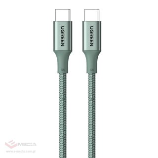 Kabel Ugreen US316 15310 USB-C / USB-C PD 100W 1m - zielony