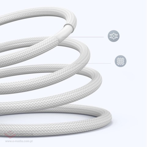 Kabel Ugreen US557 USB-C / USB-C PD 100W 1m - biały