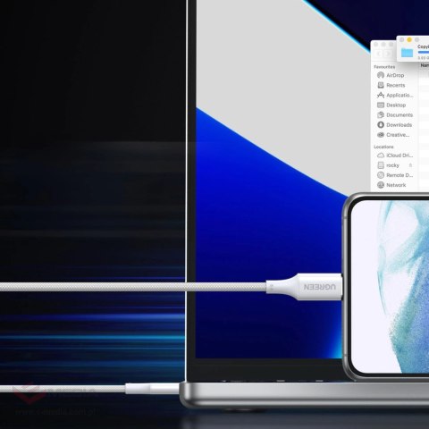 Kabel Ugreen US557 USB-C / USB-C PD 100W 2m - biały