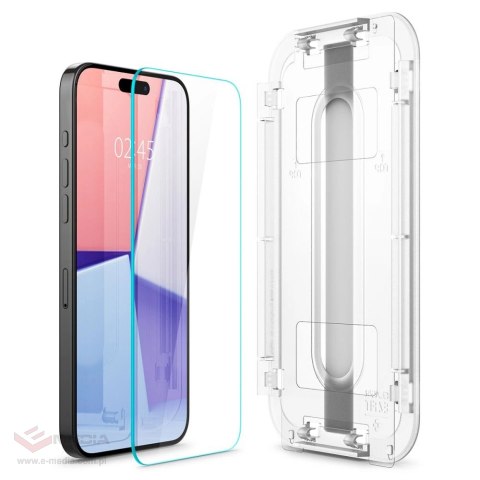 Szkło hartowane Spigen Glas.tR EZ Fit na iPhone 15 Pro Max