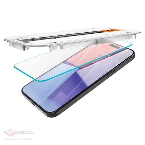 Szkło hartowane Spigen Glas.tR EZ Fit na iPhone 15 Pro Max