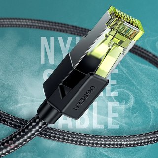 Kabel Ugreen NW150 80425 Ethernet RJ45 Cat 7 10Gbps 5m - czarny