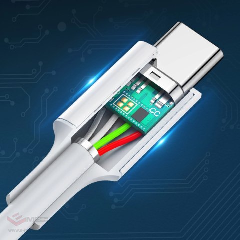 Kabel Ugreen US264 60519 USB-C / USB-C PD QC AFC 1.5m - biały