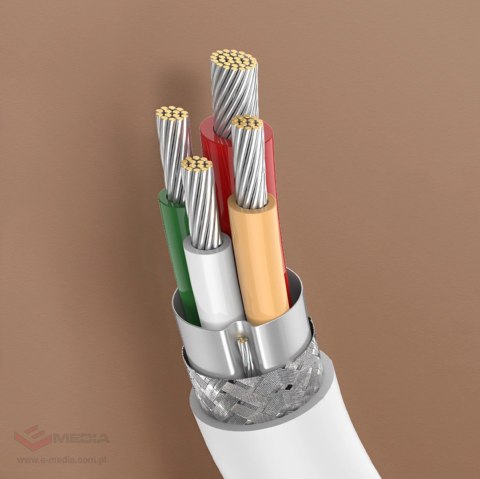 Kabel Ugreen US264 60519 USB-C / USB-C PD QC AFC 1.5m - biały