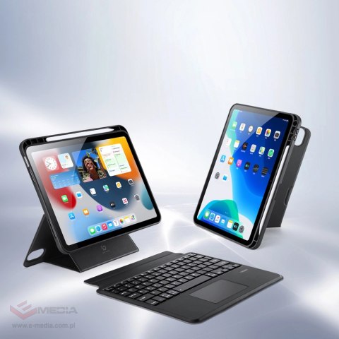 Etui z klawiaturą Bluetooth Dux Ducis DK Series do Apple iPad 10 (2022) - czarne