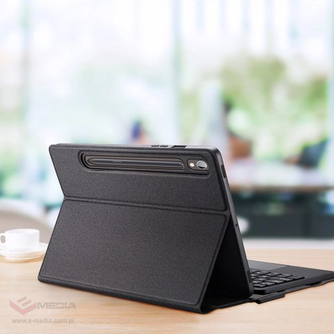 Etui z klawiaturą Bluetooth Dux Ducis (Seria TK) do Samsung Tab S9 - czarne