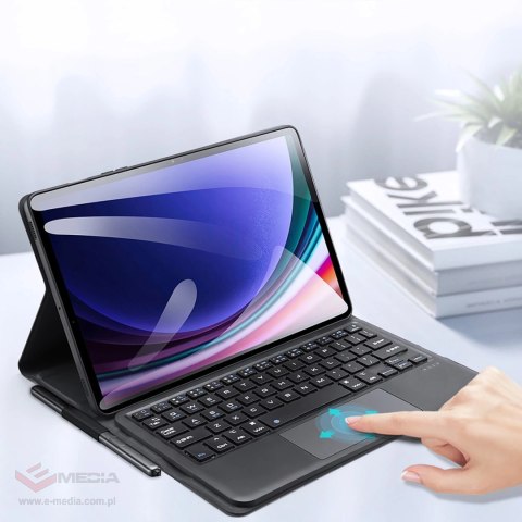 Etui z klawiaturą Bluetooth Dux Ducis (Seria TK) do Samsung Tab S9 - czarne